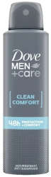 Deodorant Dove Men+Care Anti Clean Comfort Fresh 150 ml