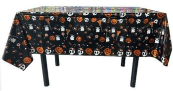 Fata de masa din folie cu tematica Halloween model 2+137183cm 