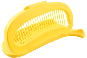 Feliator Multifunctional pentru Alimente Flippy Model Banana pentru Legume si Fructe Accesoriu pentru Bucatarie 28.8x18.3 cm Galben 