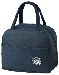 Geanta Termica pentru Pranz Flippy Multifunctionala Compartimentata Impermeabila cu Manere Buzunar Exterior 22x14x19 cm Albastru