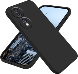 Husa de Protectie Flippy pentru Honor 70 Liquid Silicone cu Microfibra pe Interior Protectie Antisoc Compatibil Incarcare Wireless Ne 