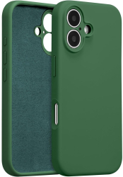Husa de Protectie Flippy pentru iPhone 16 Liquid Silicone cu Microfibra pe Interior Protectie Antisoc Compatibil Incarcare Wireless V 