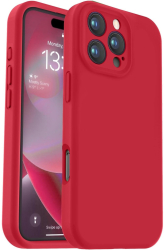 Husa de Protectie Flippy pentru iPhone 16 Pro Liquid Silicone cu Microfibra pe Interior Protectie Antisoc Compatibil Incarcare Wireles 