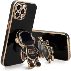 Husa de Protectie TPU 2in1 Flippy pentru Apple iPhone 14 Pro Max Astronaut cu Suport Antisoc Rezistenta la Impact Protectie Camera Ne 