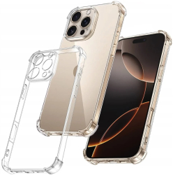 Husa pentru iPhone 16 Pro - Techsuit Shockproof Clear Silicone - Clear 