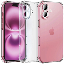 Husa pentru iPhone 16 - Techsuit Shockproof Clear Silicone - Clear 