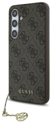 Husa pentru Samsung Galaxy S24 FE - Guess Hardcase 4G Charms Collection GUHCS24FEGF4GBR - Brown 
