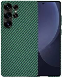 Husa pentru Samsung Galaxy S25 Ultra - Techsuit Carbonite FiberShell - Green 