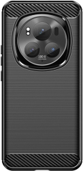 Husa Protectie Flippy pentru Honor Magic 6 Pro TPU Carbon Negru 