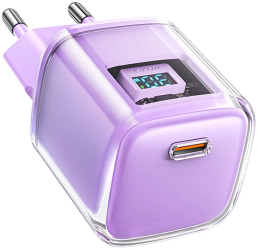 Incarcator pentru Priza GaN Type-C PD30W Fast Charging - Acefast A53 - Purple 