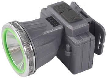 Lanterna LED de Montat pe Cap Flippy cu Raza Lunga de Zoom Reincarcabila USB Far Telescopic Rezistent la Apa Reglabil pentru Pescuit 