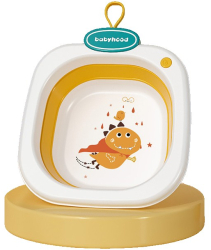 Lavoar Pliabil Flippy pentru Copii 1-8 Ani Model Animat din PP+TPE 32x29x10 cm Portocaliu 