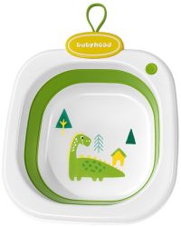 Lavoar Pliabil Flippy pentru Copii 1-8 Ani Model Animat din PP+TPE 32x29x10 cm Verde 