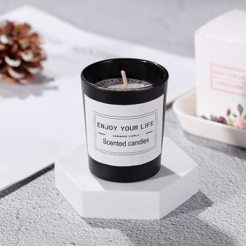 Lumanare Parfumata Flippy Model Pahar Negru Aroma de Mure