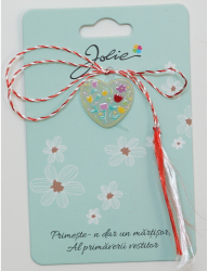 Martisor din Acril Dimensiune Pandantiv Aprox 2 cm Multicolor Model 1 