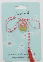 Martisor din Acril Dimensiune Pandantiv Aprox 2 cm Multicolor Model 14 