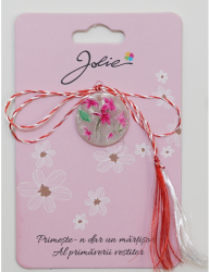 Martisor din Acril Dimensiune Pandantiv Aprox 2 cm Multicolor Model 6 
