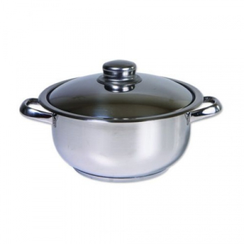 Oala inox cu capac COCINERA diametru 30 cm capacitate 12 L 