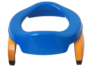 Olita Portabila 2 in 1 Flippy Olita + Capac de Toaleta din Plastic Diametru 21 cm Albastru 