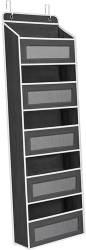 Organizator Suspendat pentru Usi Flippy din Nailon si Plasa Baza de Carton Ingrosat 5 Buzunare Principale + 5 Buzunare Laterale 146 x 4 