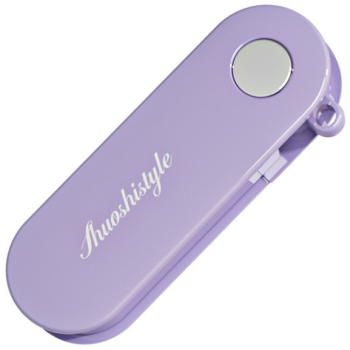 Peeler pentru Legume si Fructe Flippy 3.6 x 9.1 cm Multifunctional Curatator Pliabil din ABS si Otel Inoxidabil Mov 