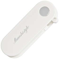 Peeler pentru Legume si Fructe Flippy 3.6 x 9.1 cm Multifunctional Curatator Pliabil din ABS si Otel Inoxidabil Alb 