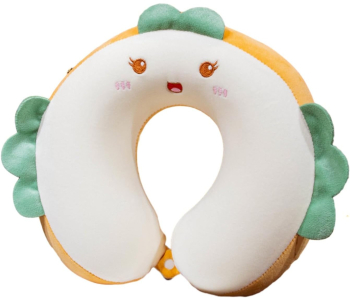 Perna de Calatorie in Forma de U Flippy Pentru Gat si Cap Umplutura din Spuma cu Memorie 30x30 cm Model Burger Accesoriu de Voiaj Bir 