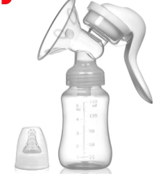 Pompa de San Manuala Multifunctionala Flippy Portabila cu Tetina pentru Biberon Anti-Scurgere Anti-Reflux 18.5x6 cm 150 mL Silicon 