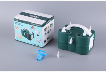 Pompa Electrica de Umflat Baloane Flippy cu Doua Iesiri 220V Putere 600W Accesorii petrecere Verde 