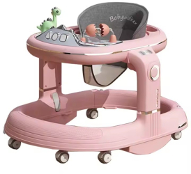 Premergator 4in1 Flippy Antemergator Balansoar Scaun de Masa Functie Muzicala din ABS Roti Universale Inaltime Reglabila Sistem Ant 