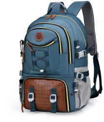 Rucsac Multifunctional pentru Calatorie Flippy pentru Alpinism Voiaj Drumetii din Panza Oxford 34x16x52 cm Albastru Marin 