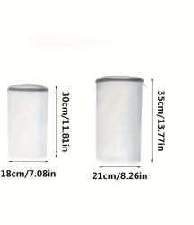 Sac Cilindric pentru Spalare Incaltaminte Flippy Dimensiuni Mici pentru Masina de Spalat 31x18x3 cm Alb 