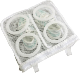 Sac pentru Spalare Incaltaminte Flippy pentru Masina de Spalat 28x24.5x8 cm Alb 