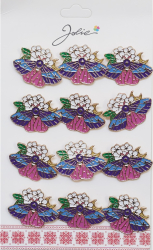 Set 12 Brose Martisor Fluture pe Flori 