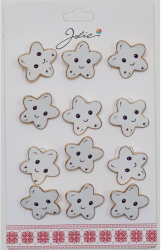 Set 12 Brose Martisor pentru Copii Stea care Zambeste 