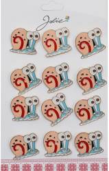 Set 12 Brose pentru Copii Melc cu Ochi 