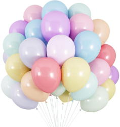 Set 25 Baloane din Latex Flippy Model Party 13 cm Multicolore Culori Pale 1 g 
