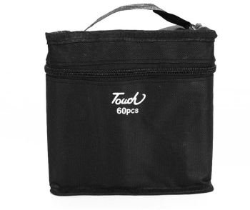 Set 60 Markere Duble cu Alcool Touch Room Geanta Inclusa Flippy Model 1 Multicolor 
