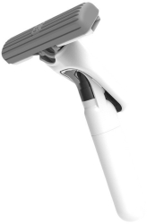 Set Mop Plat cu Pulverizare Flippy Recipient pentru Apa Maner Scurt Usor de Utilizat Sistem de Stoarcere 15.5x15.5x12.5 cm Alb 