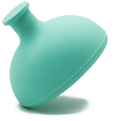 Sputa din silicon pentru sugari si copii mici Flippy dispozitiv de eructare cupa pentru terapie toracica 7.5x6 cm Verde 