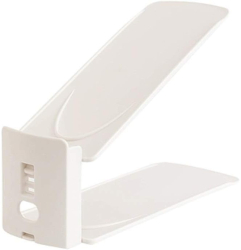 Suport pentru Pantofi Flippy din Plastic Reglabil 2 Niveluri 27 x 10 x 20 cm Bej 