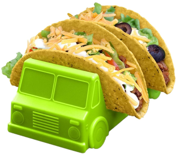 Suport pentru Taco Flippy Model Autobuz 14 x 7.5 x 6.5 cm din PP Verde 