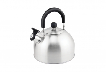 Ceainic din inox cu fluier Floria Exterior polishat Compatibil gaz electric & inductie Capacitate 3L 