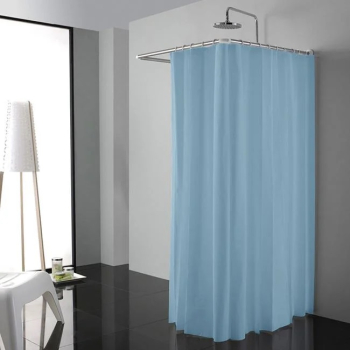 Perdea dus Poliester dimensiune 180x180 cm Albastra