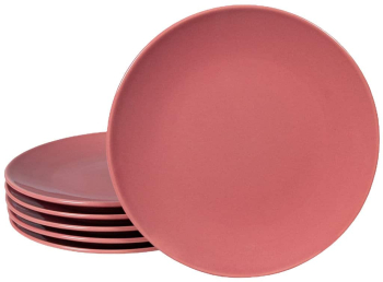 Set 6 farfurii desert Roz Raspberry 20 cm 