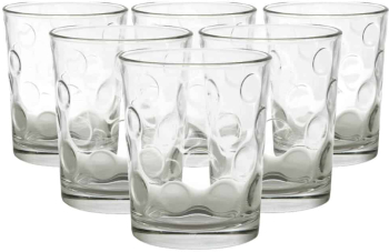 Set 6 pahare de 155 ml din sticla Cesiro 