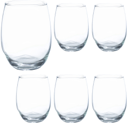 Set 6 pahare de 465 ml din sticla Cesiro 