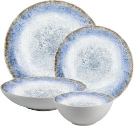 Set farfurii 20 piese 5 persoane - Ensemble Laguna di Lusso - Set Vesela Italiana Portelan 