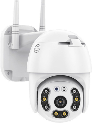 Camera KlaussTech De Supraveghere WiFi Full HD 2MP Rotire 360 grade Alb