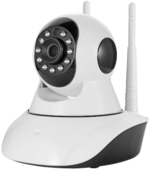 Camera KlaussTech De Supraveghere Wifi P2p Hd Detectie Miscare Si Sunet Control Camera Din Telefon Slot Card Sd Audio Bidirectional Com 